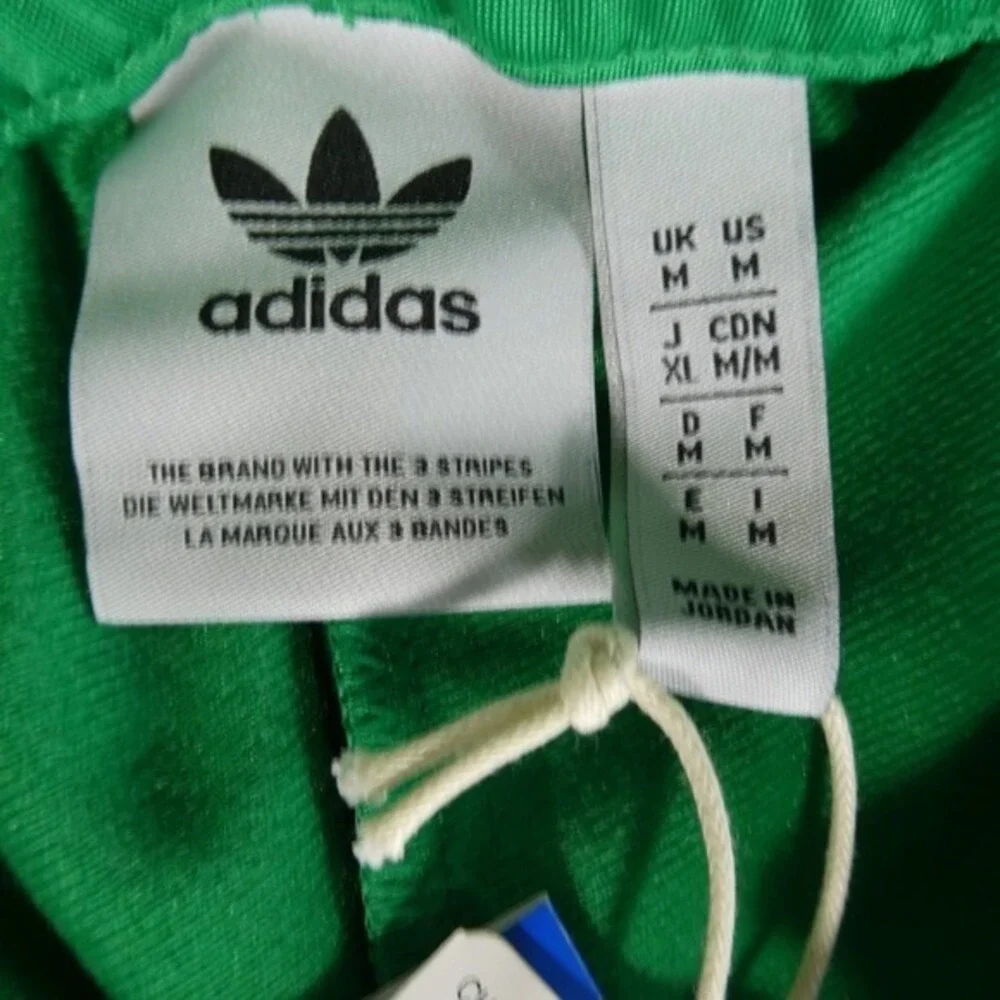 Adidas Men's Green White Two Piece Tracksuit Small Jacket JD0183 Pants JD0184